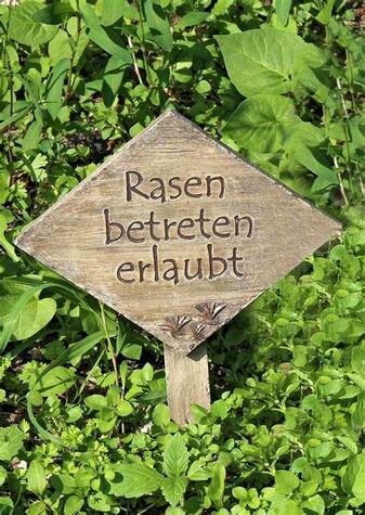 Rasen betreten erlaubt