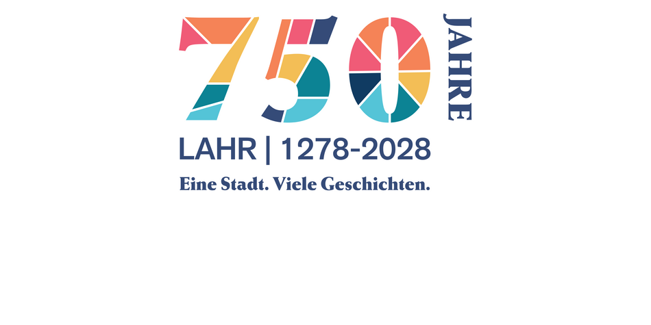 Logo für das 750-jährige Bestehen der Stadt Lahr